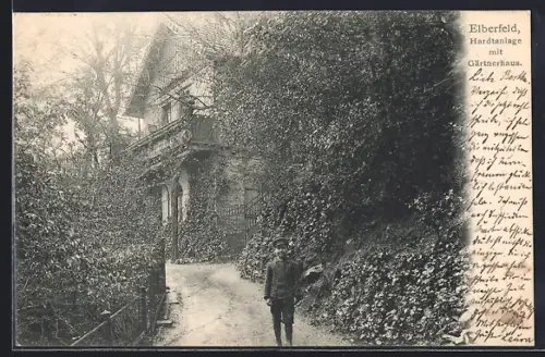 AK Elberfeld, Hardtanlage mit Gärtnerhaus