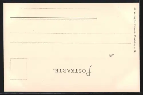 AK Frankfurt a. M., Zeil mit Hotel Milan und Strassenbahn