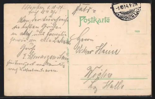 AK Oldenburg i. Gr., Postgebäude