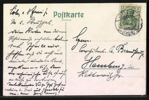 AK Köln a. Rhein, Partie am Kaiser Friedrich Ufer