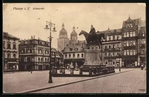 AK Plauen i. V., Altmarkt
