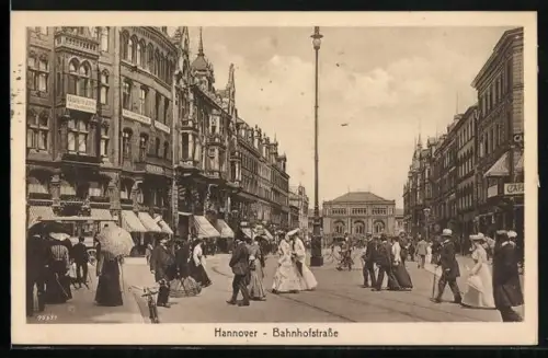 AK Hannover, Bahnhofstrasse