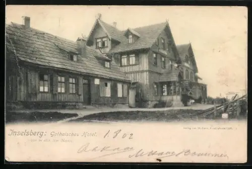 AK Inselsberg, Gothaisches Hotel