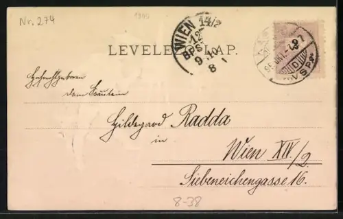 Präge-AK Maler mit seiner Staffelei auf einer Wiese