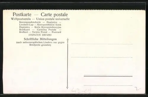 AK Deutscher Mädchenkalender 1908, Das Kränzchen, Die neue Nummer des Kränzchen