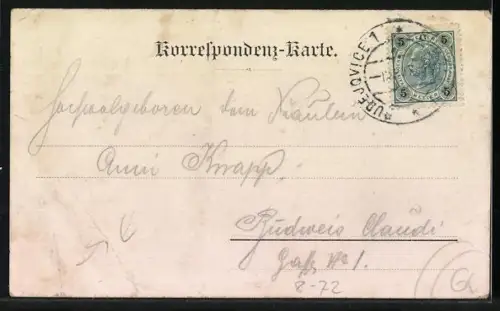 AK Braunau am Inn, Ober-Innviertel Sänger-Quartett mit Instrumenten