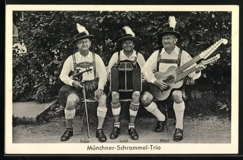 AK Münchner-Schrammel-Trio, Sepp, Loisl und Nazi