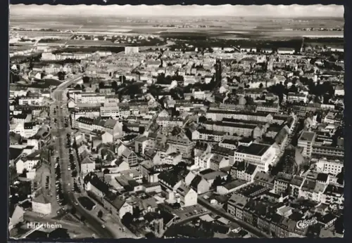 AK Hildesheim, Stadtansicht aus der Vogelschau