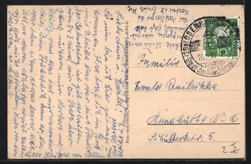 AK Obernkirchen, Stiftskirche, Marktplatz, Ehrenmal, Bad Sonnenbrink