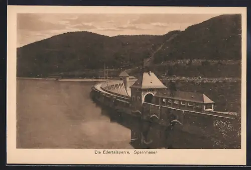 AK Edertalsperre, Sperrmauer