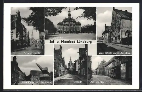 AK Lüneburg, Rathaus, Alter Kran und Kaufhaus, Das älteste Haus Am Berge