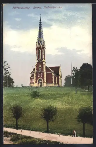 AK Mürzzuschlag, Evang. Heilandskirche