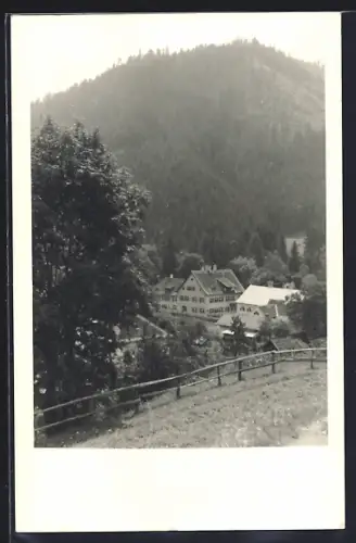 AK Stanz, Ortspartie mit Berg