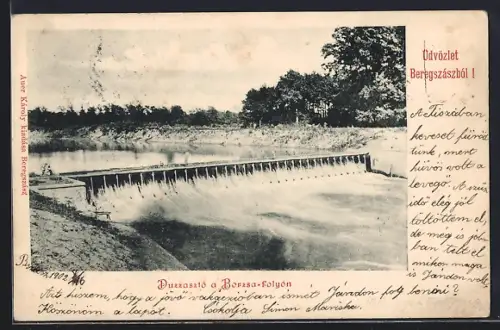 AK Beregszasz, Duzzaszto a Borzsa-folyon