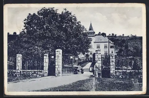 AK Beregszasz, Schloss mit Eingangsportal