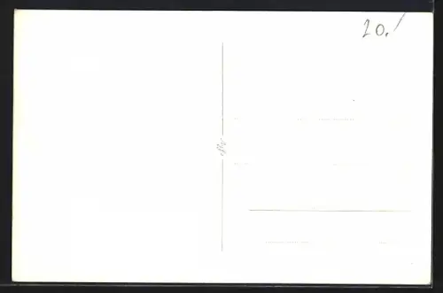 AK Raho, Totalansicht mit Bergpanorama aus der Vogelschau