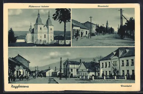 AK Nagyberezna, Utcareszlet, Kisbereznai kolostor