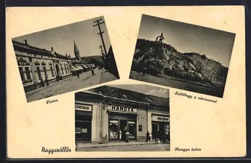 AK Nagyszöllös, Föutca, Hangya uzlete