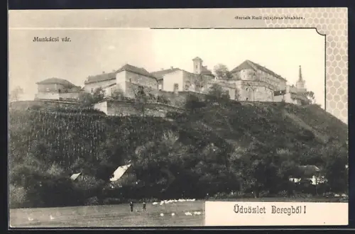 AK Munkacs, Blick auf das Schloss