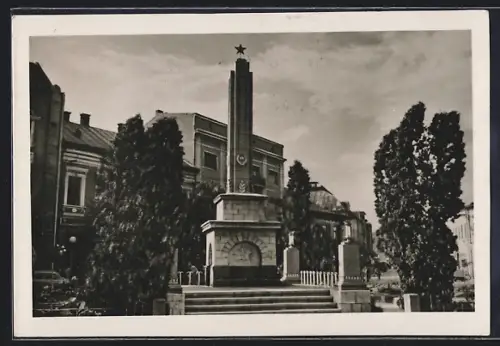 AK Mukacevo, Säulendenkmal mit Stern