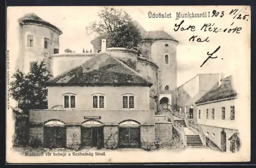 AK Munkacs, Munkacsi var belseje a Szabadsag faval