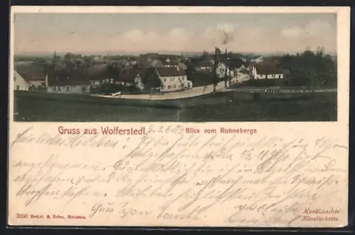 AK Wolferstedt, Blick vom Rohneberg