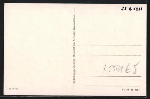 AK Neustadt / Harz, Ratskeller mit Roland