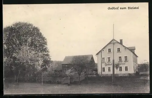 AK Bärenstein / Altenberg, Gasthof zum Bielatal v. A. Liebscher