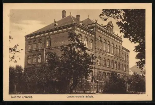 AK Dahme / Mark, Landwirtschaftliche Schule