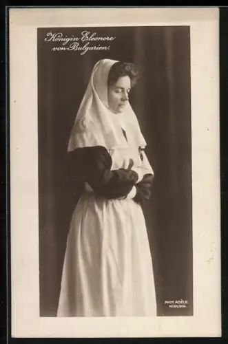 Foto-AK Königin Eleonore von Bulgarien 1915