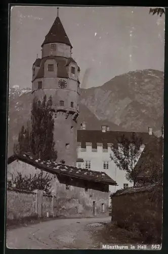 Foto-AK Fritz Gratl: Münzthurm in Hall