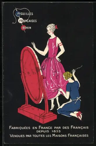 Künstler-AK Aiguilles Francaises Bohin