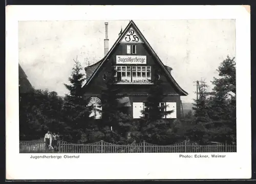 AK Oberhof / Thüringen, Jugendherberge im Grünen