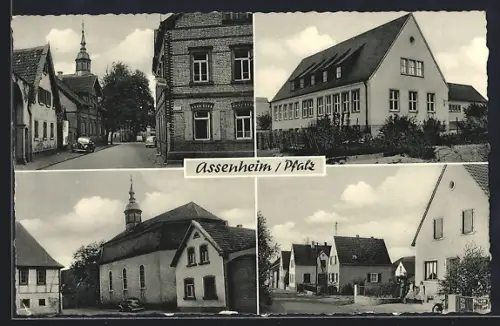 AK Assenheim / Pfalz, Strassenpartien