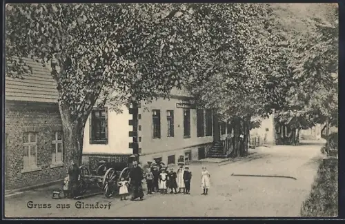 AK Glandorf, Partie am Gasthof
