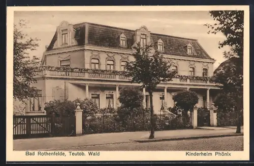 AK Bad Rothenfelde /Teutob. Wald, Kinderheim Phönix