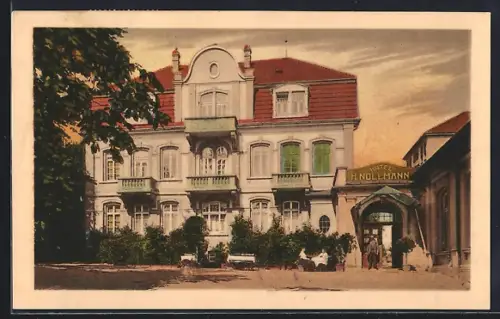 AK Bad Rothenfelde, Blick zum Hotel Nollmann