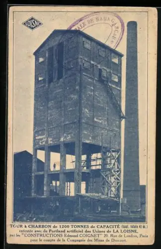 AK Tour à charbon de 1200 tonnes de capacité, Usine de La Loisne