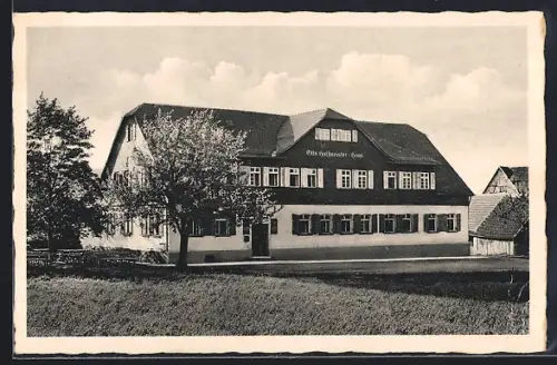 AK Schopfloch / Alb, Torfgrube, Otto-Hoffmeister-Haus, Erholungsheim des Württ. Turnerbundes