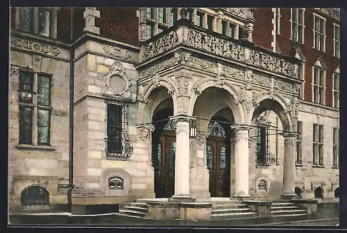 AK Oldenburg / O., Portal der Post