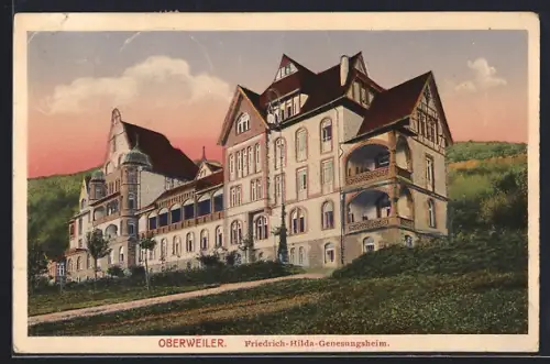 AK Oberweiler / Badenweiler, Friedrich Hilda Genesungsheim