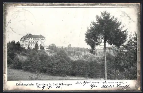 AK Bad Wildungen, Erholungsheim Ebersberg