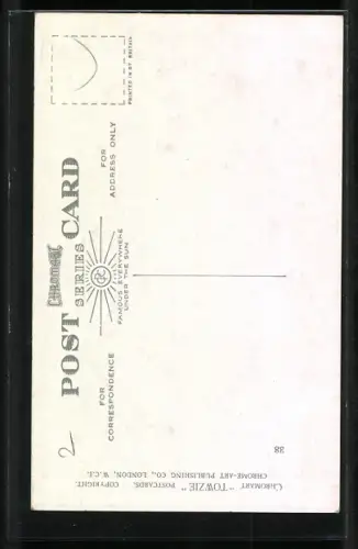 AK Bonzo auf der Rolltreppe