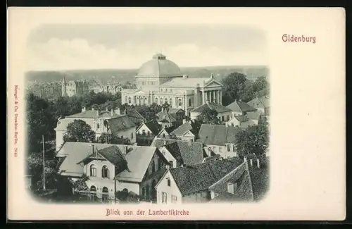 AK Oldenburg / O., Blick von der Lambertikirche