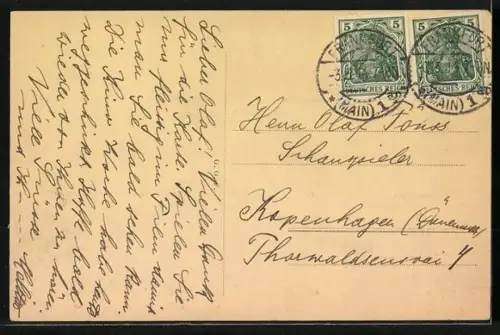 AK Frankfurt a. M., Hauptbahnhof, Römer, Eschenheimer Turm, Oper, Palmengarten, Paulsplatz, Kaiserstrasse