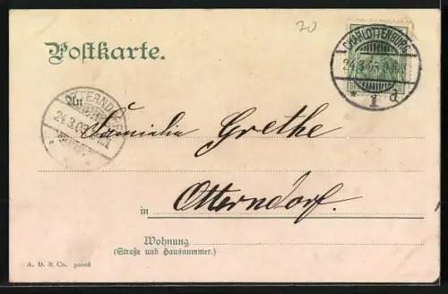 AK Berlin-Westend, Denkmal Kaiser Wilhelm I