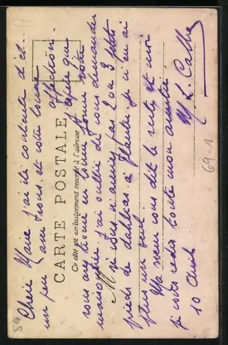 AK Bonnes Soeurs, Krankenschwester versorgt einen Mann