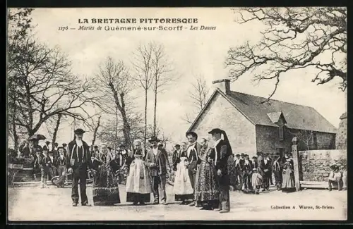 AK Guéméné-sur-Scorff, Mariés, Les Danses