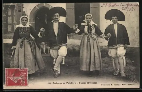 AK Bretagne, Danses Bretonnes, Costumes de Paludiers