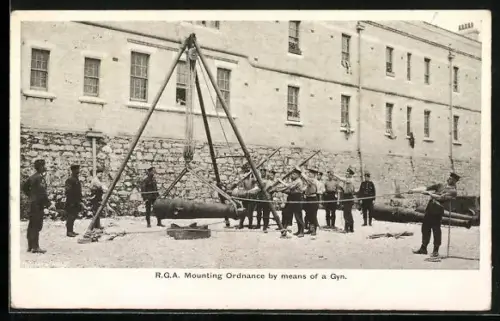 AK R.G.A. Mounting Ordnance by means of a Gyn